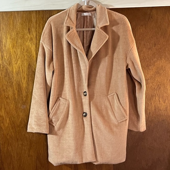 POTTER’S POT Soft Camel Coat Jacket Sz S - Picture 1 of 4